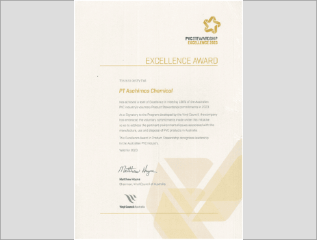 PVC Stewardship Certificate