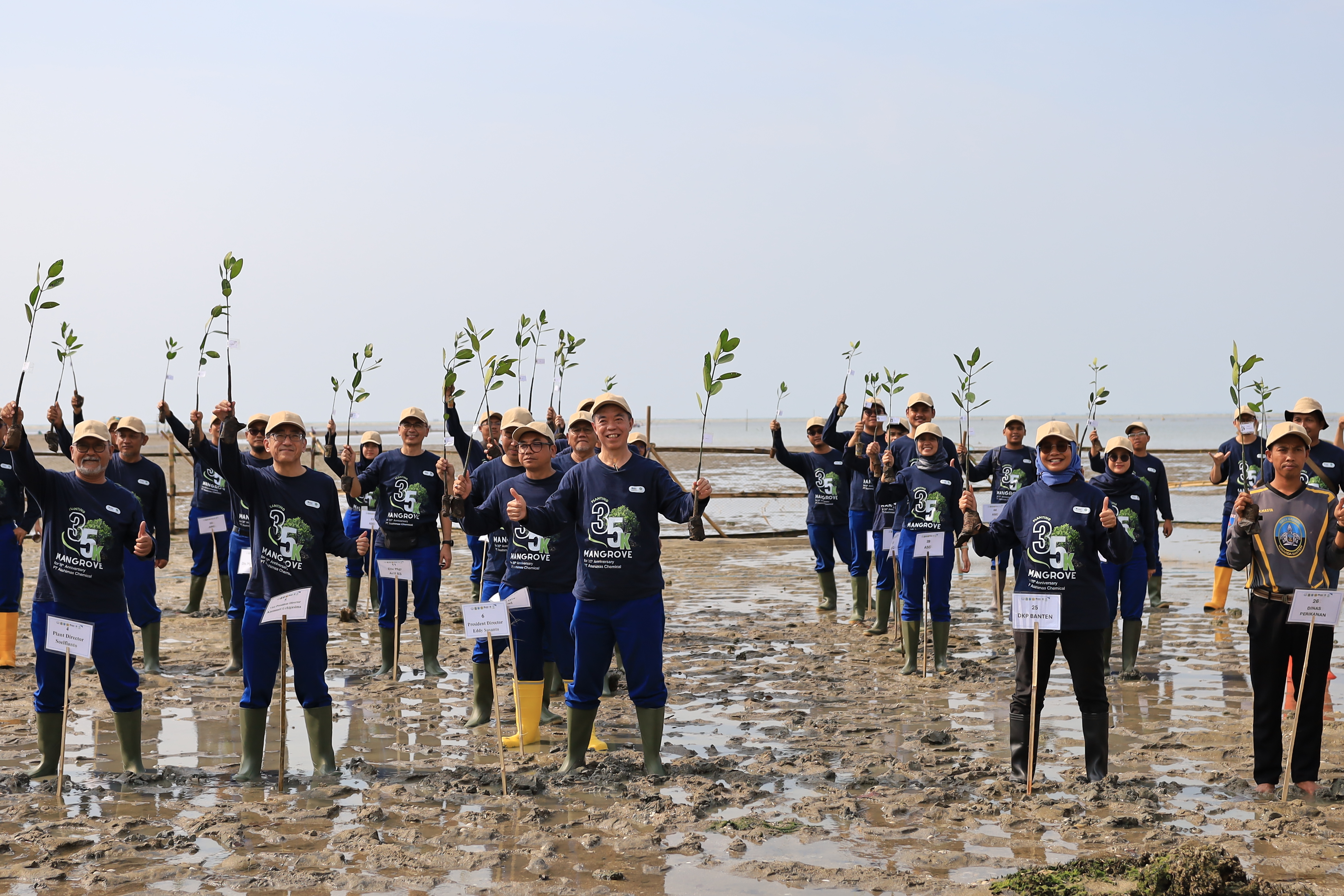 PT Asahimas Intensifies Mangrove Planting to Reduce Emissions To celebrate its 35th anniversary.