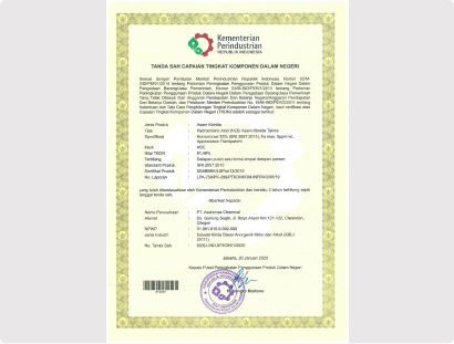 TKDN Certificate(HCl)