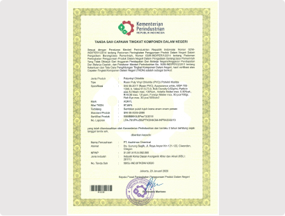 TKDN Certificate(PVC)